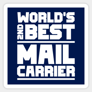 2nd best mail carrier Sticker